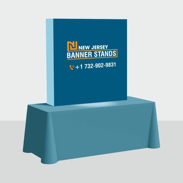 5 ft Tabletop Pop Up Display 1