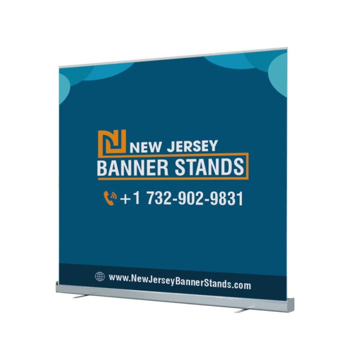 8 ft Wide Retractable Banner 1