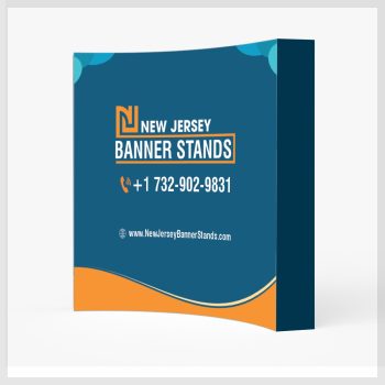 8 ft Curve Velcro Pop Up Display