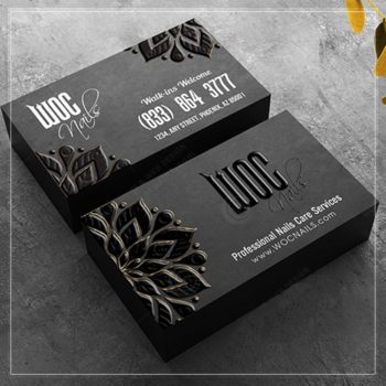 Raised Spot UV Business Cards