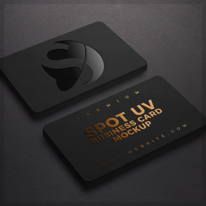 Raised Spot UV Business Cards 02