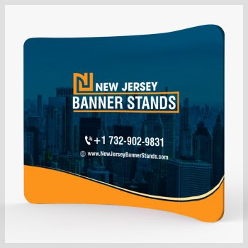 10 ft Curve Tension Fabric Display