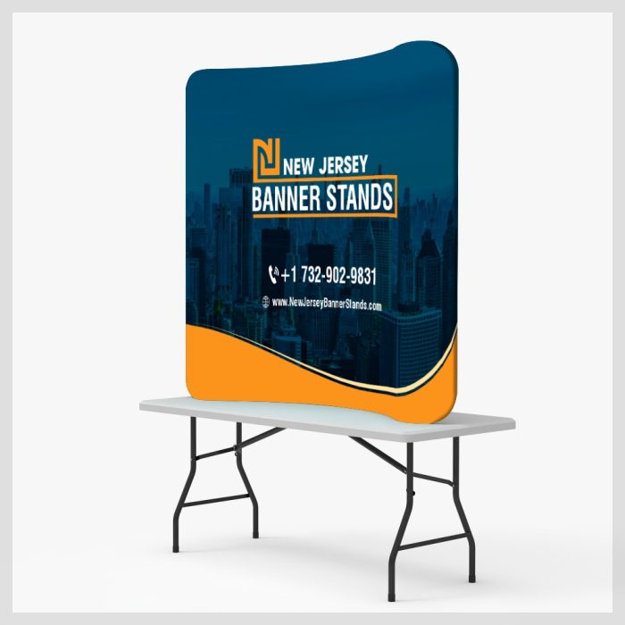 Tension Fabric Displays Curved 6ft 01